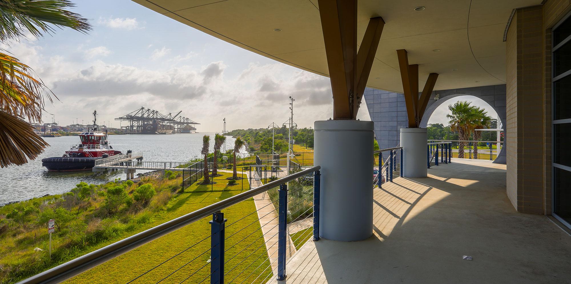 Maritime Technology Training Center building exterior waterfront