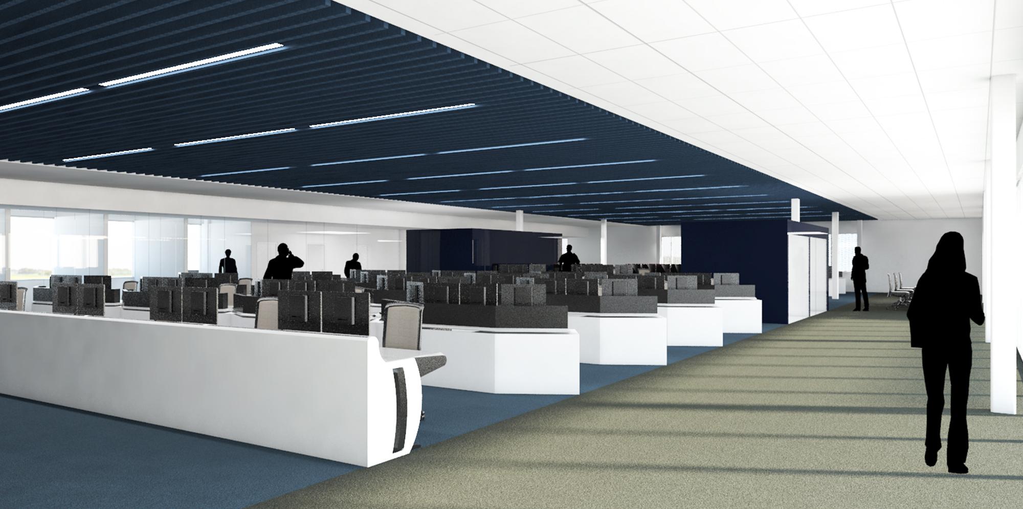 Rendering of Emergency Operations Centre in Edmonton, AB